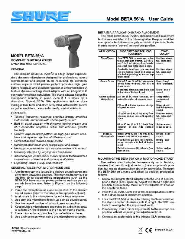 Shure Microphone 56A-page_pdf